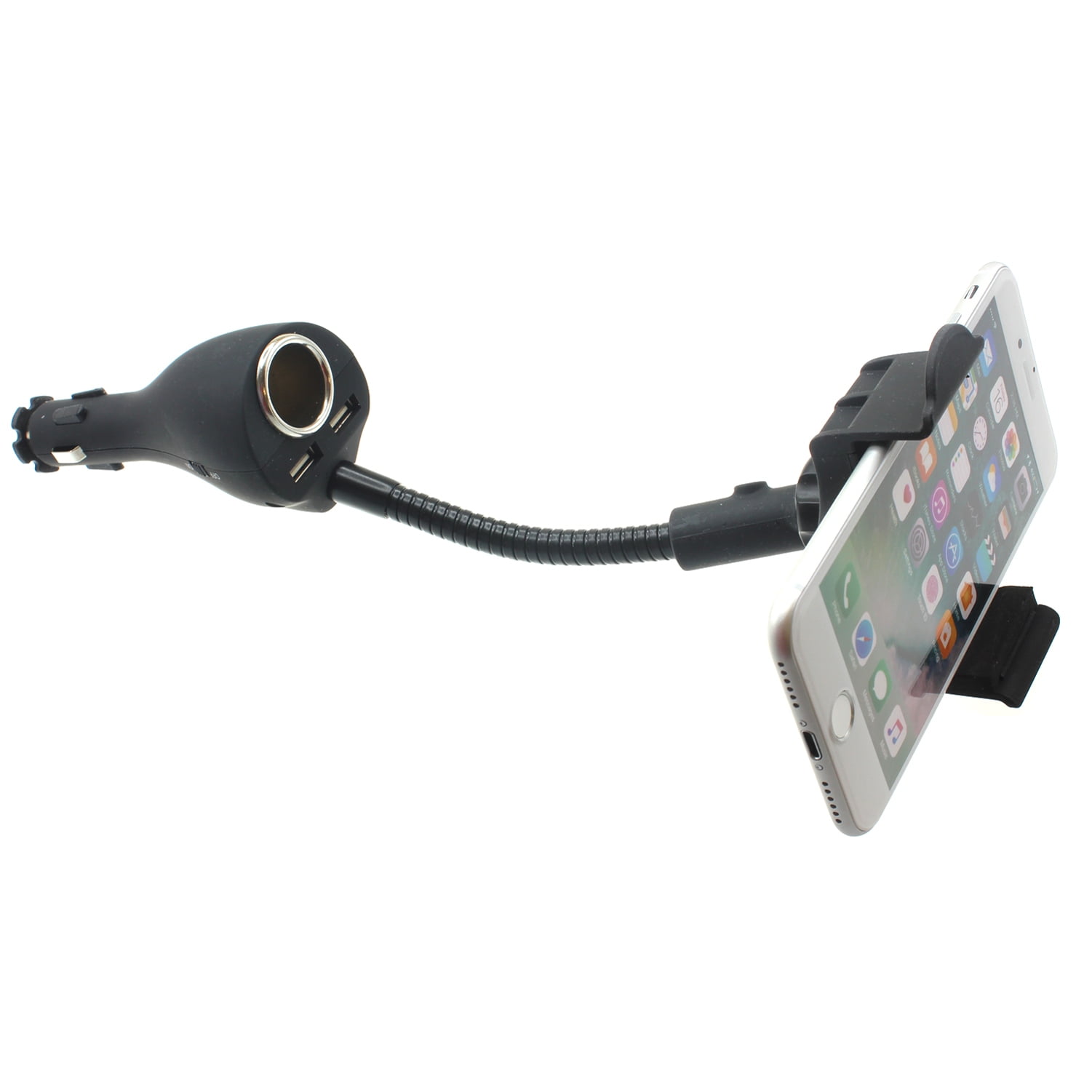 Charger Car Mount for Jitterbug Smart3 Phone Holder DC Socket USB 2Port Cradle Rotating K3P
