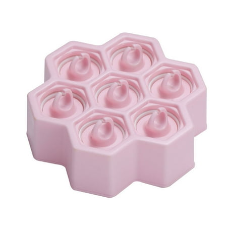 

HOMEIU Reusable For DIY Ice Cream Ice Molds Easy Release Honeycomb Ice Tray Funny Shape Cute Family Yogurt Tubes Ice Cube