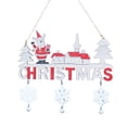 thumbnail image 1 of Letrero festivo de Navidad colgante de madera, adorno colgante de árbol de Navidad de moda para decoración del hogar, árbol de puerta principal, 1 of 5