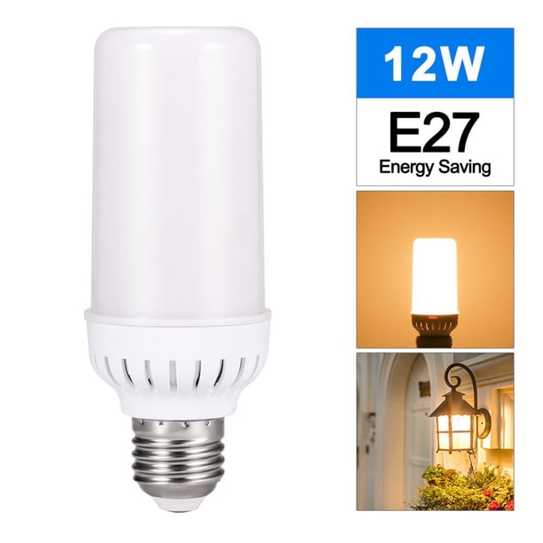 Injueey E27 12W Bombilla LED 85-265V Alto CRI Iluminación del hogar Blanco frío / Blanco cálido Lámpara de ahorro de energía Bombilla LED Iluminación novedosa cálido Injueey HA025532-01