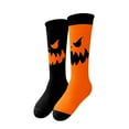 thumbnail image 1 of Men's Halloween Novelty Print Stockings Funky Design Comfortable Stretchable Socks for Cosplay Party Costume Accessories, 1 of 3