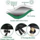 thumbnail image 2 of Garden Sun Lounger Cover, Waterproof and Windproof 210D Oxford Fabric Protection for Sun Lounger, Chaise Longue (2007040/68cm), 2 of 5