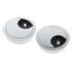 thumbnail image 3 of Monstrate 2Pcs 60mm Computer Desk Table Grommet Cable Cover Port Hole Wire Almacenamiento y organización del hogar Plata, 3 of 6