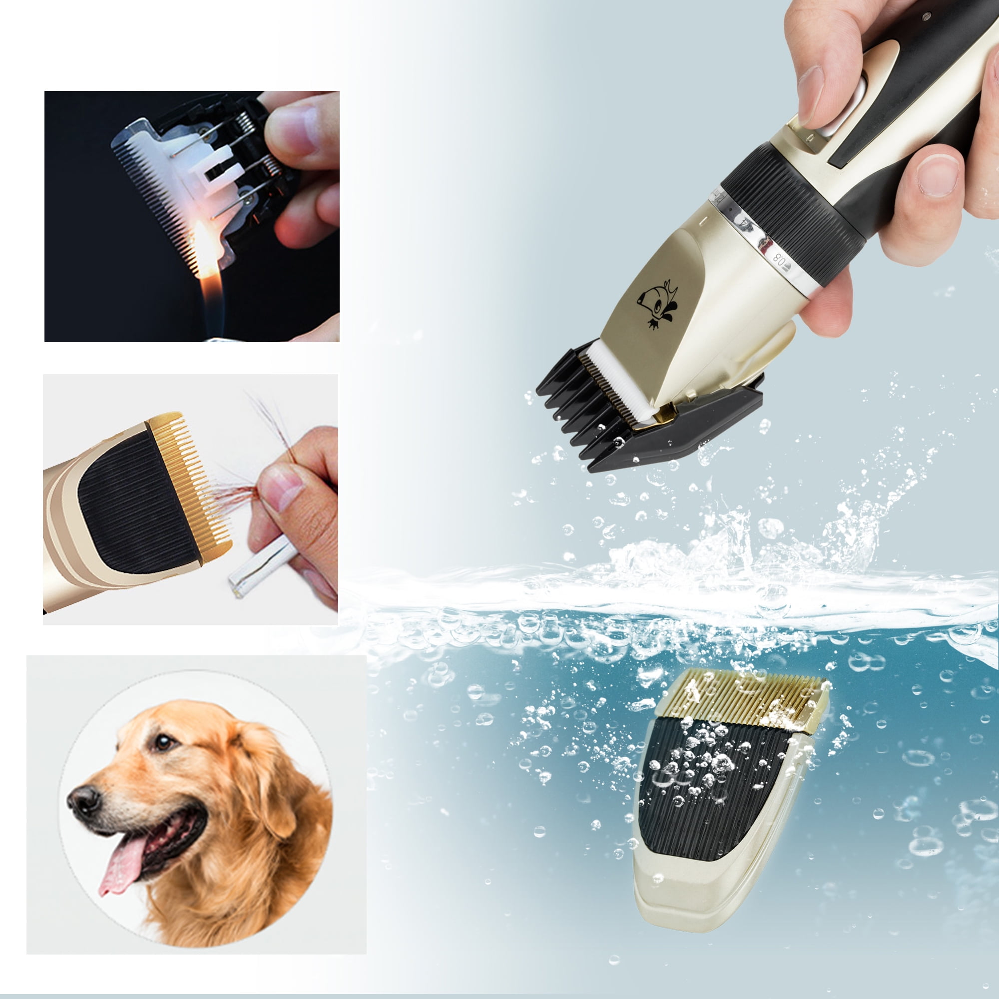 Rechargeable Pet Grooming Hair Clipper Pet Grooming Kit Professional