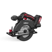 Hyper Tough 20V 6.5in. Brushless Circular Saw, with 2.0Ah Lithium-Ion Battery Pack and Standard Charger, Model Number 41007.2