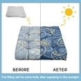 thumbnail image 5 of Meditation Cushion with Paisley Pattern, Boho Square Floor Pillow for Yoga and Sitting 22 x 22, 5 of 7