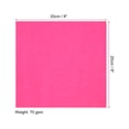 thumbnail image 2 of Papel de origami Uxcell de doble cara para proyectos de arte y manualidades para principiantes, 100 hojas, rosa fluorescente, 8x8 pulgadas, 2 of 5