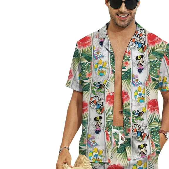 Disney Mickey and Friends Cruise Hawaiian Shirt, Family Vacation Tee