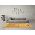 thumbnail image 3 of Ahgly Company Indoor Square Oriental Brown Modern Area Rugs, 5' Square, 3 of 4