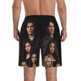 thumbnail image 3 of The Vampire Diaries Men's Beach Shorts Swim Trunks Casual Quick Dry Board Shorts Swimwear with Mesh Lined and Pockets, 3 of 8
