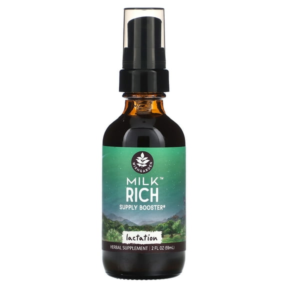 WishGarden Herbs Milk Rich Supply Booster, 2 fl oz (59 ml)