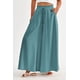 thumbnail image 5 of Pantalones PRETTYGARDEN Palazzo de Pierna Ancha Azul Verde XXL, 5 of 6