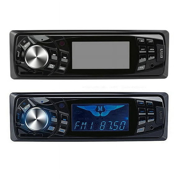 Single 1 Din 12V In-dash Car Radio Bluetooth Car Stereo MP3 Player In-Dash Audio FM/AUX/USB/SD Input