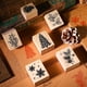 thumbnail image 3 of Juego de sellos de goma Watersay, 6 unidades, para manualidades navideñas en madera, 3 of 6