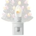 thumbnail image 5 of Ceramic Halloween Tree Night Light - Black Plug-in Decorative Night Light with 28 Bulbs and Star Topper, 5 of 7