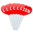 thumbnail image 1 of Lien Heart Love Cupcake Picks Toppers - Set of 6, 1 of 1