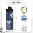thumbnail image 4 of Lsque Pikmin Pattern Water Bottle,18oz Sports Insulated Kettle for Cycling Gym Basketball Outdoor, Suitable as a Present, 4 of 8