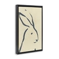 thumbnail image 3 of Stupell Industries Modern Minimal Rabbit Doodle Black Floating Frame Canvas Art, 17 x 25, by June Erica Vess, 3 of 8