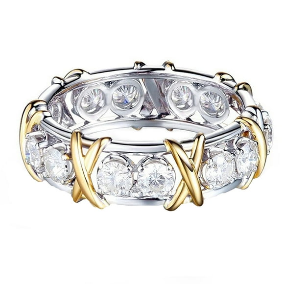 TopLLC Rings Full Diamond Women Engagement Wedding Jewelry Accesso, Ring Ring