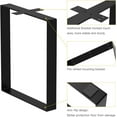 thumbnail image 2 of Homhougo—Towallmark Set of 2 Square Table Leg, 28" X 17.7" Heavy Duty Square Tube Iron Desk Legs DIY Furniture Legs for Dining Table, Coffee Table, Computer Desk, Workbench, Meeting Room Table, 2 of 8