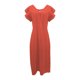 thumbnail image 2 of Vestido de Verano para las Mujeres sin Mangas Cuello en V con Mangas Voladoras, Color Sólido Y Vestido Sexy Fluido para las Mujeres, 2 of 6