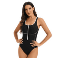 thumbnail image 1 of Women Swim Dress Swimsuits Slimming Mesh Sheer Sarong Wraps Bathing Suit, 1 of 3