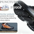 thumbnail image 3 of AUXDIQ Safety Trainers Mens Womens Steel Toe Cap Safety Shoes Lightweight Safety Work Trainers Work Boots Non-Slip Puncture Proof, 3 of 6