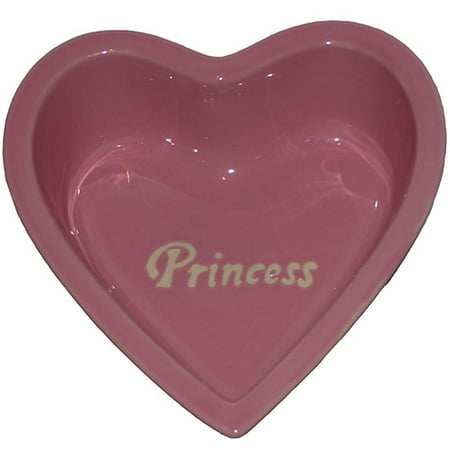 Princess of Pets Deep Heart Dish, 6.25"
