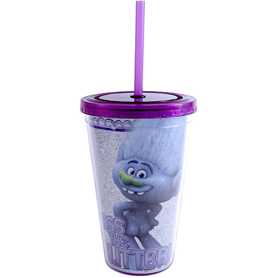 Trolls Glitter Cup Walmart Com Walmart Com