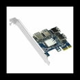 thumbnail image 4 of PCIE PCI-E PCI Express Riser Card 1X to 16X 1 to 4 USB 3.0 Slot Multiplier Hub Adapter, 4 of 6