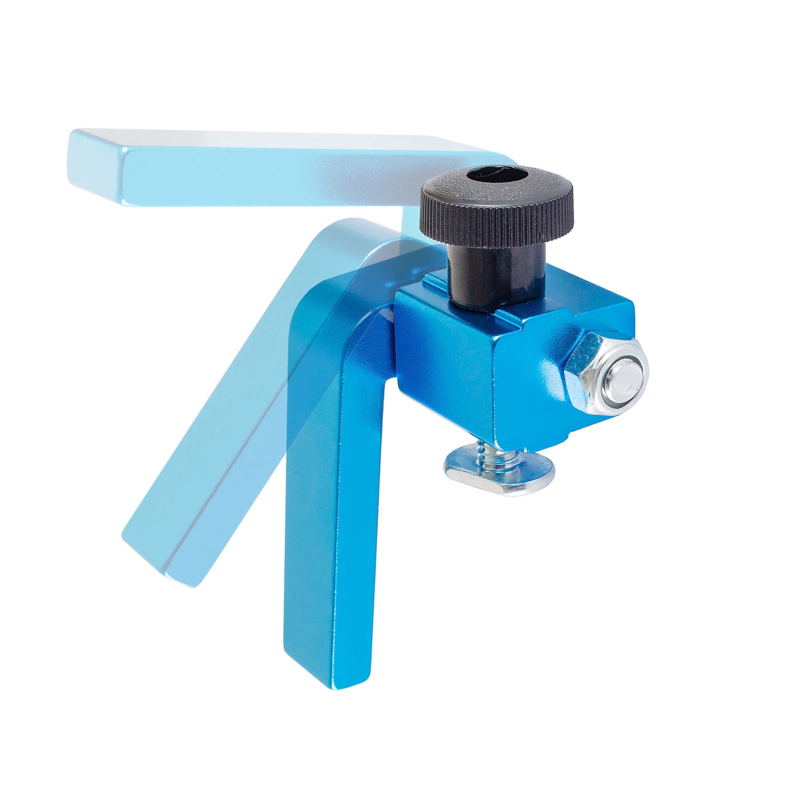 POWERTEC 2PK 3" Fence Flip Stop for Table Saw, Miter Saw and Drill Press, T Track Accessories for Woodworking, 71367-P2