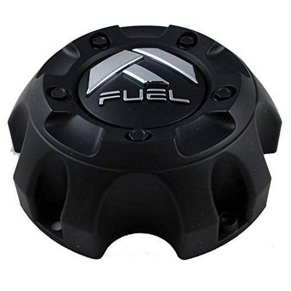 Fuel Wheels Flat Black Custom Wheel Center Caps Set of 4# 1001-61 / Cap M-453 (with Screws)