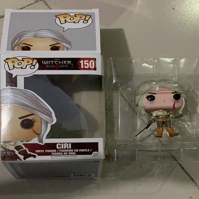 2025 Figura de colección Funko POP! Netflix Witcher Geralt 1192 GERALT 149# Glows CIRI 150# EREDIN 151# YENNEFER 152# Modelo de juguetes de regalo