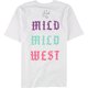 thumbnail image 4 of Elevenparis Hombre Mild Mild West Camiseta gráfica blanca 2XL, 4 of 5