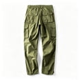 thumbnail image 6 of Men 6 Storage Utility Cargo Pants Stretch Ripstop Tapered Hiking Work Pants S-XXL（1 piece） without belt, 6 of 10