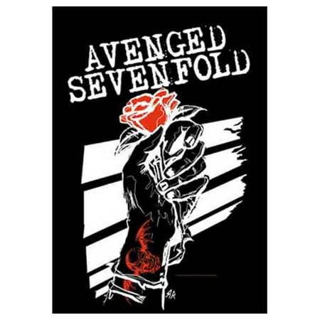  Avenged Sevenfold Rose Hand Tapestry Cloth Poster Flag 