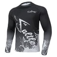 thumbnail image 2 of Satloony Men's Long Sleeve Performance Fishing Tee - Snook Black - UPF 50, 2 of 2