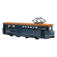 thumbnail image 2 of Tranvía clásico a escala 1:90, vehículo de juguete, decoración, accesorio coleccionable, entusiasta de los coches. Azul retro, 2 of 9