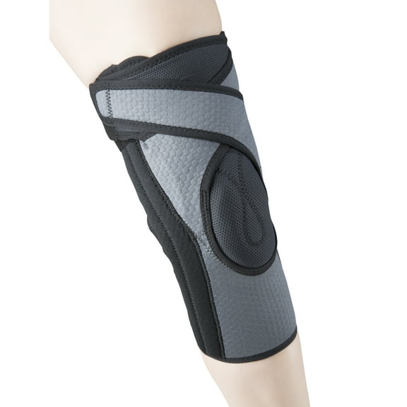 OTC Select Series Airmesh Knee Support with Patella Uplift, Grey, Large