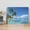 Blue, variant on Ocean Sea Wall Art for Living Room,Canvas Picture Wall Decor for Bathroom Bedroom,Summer Palm Trees Blue Sky Beach Tropical Painting Artwork for Office Kitchen Hallway Dining Room Home Decor 16"x20"
