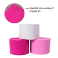 thumbnail image 4 of 9 Pcs Pink Red White Crepe Paper Roll Crepe Paper Decorations Streamer Paper, 4 of 9