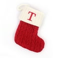 thumbnail image 1 of TETOU Christmas Stocking with Red Letter for Xmas Gift Bags Pendant Christmas Tree Decor(T), 1 of 6