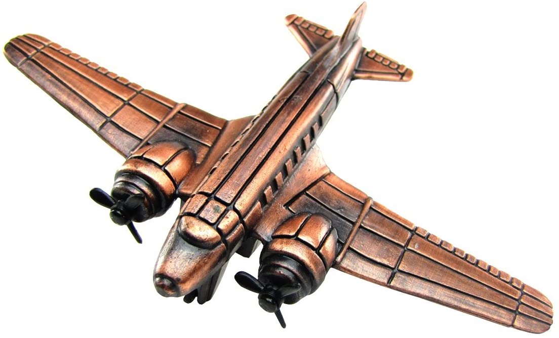 Douglas DC3 Airplane Die Cast Metal Collectible Pencil Sharpener