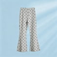 thumbnail image 2 of HAWEE Girls Flare Leggings 2-14 Years High-Waisted Bell Bottom Yoga Pants, Soft Cotton Dance Tights, 4 Pack Toddler to Teen Flared Pants, 2 of 9