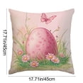 thumbnail image 3 of Apmemiss Easter Clearance 17.7x17.7In Easter Bunny Print Pillowcase, 3 of 8