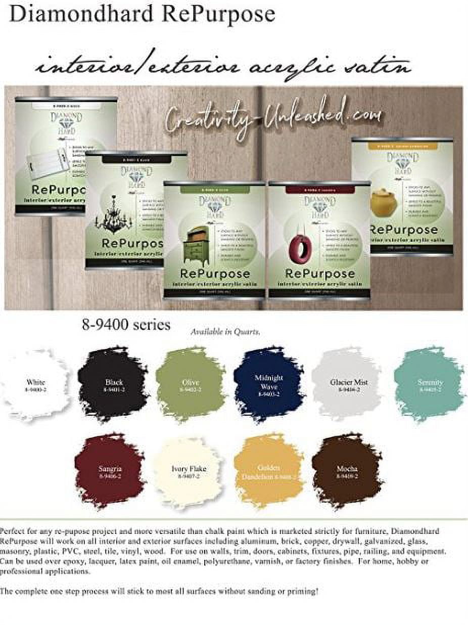 Diamond Hard RePurpose Paint, Quart, Mocha