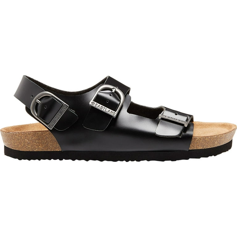 Women s Eastland Charlestown Double Strap Sling Sandal Black