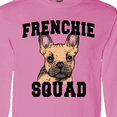 thumbnail image 4 of Inktastic Cute French Bulldog  Frenchie Squad Long Sleeve T-Shirt, 4 of 5