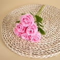 thumbnail image 4 of Artificial Rose Bundle - Simulated Rose Flowers for Home Décor and Wedding Centerpieces - Durable Faux Blooms for Vase Filler and Arrangements, 4 of 6