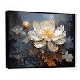 thumbnail image 2 of Designart "Tranquil Golden Lotus I" Lotus Floater Framed Wall Art Prints, 2 of 5